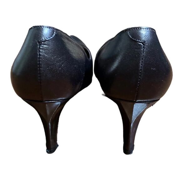 Anne Klein Couture Designer Heels Vintage Metallic Brown Pumps Made Italy 6.5M - Picture 10 of 12